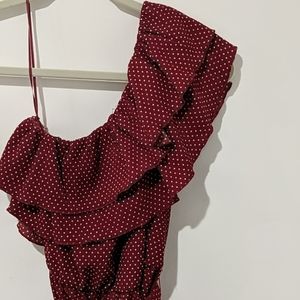 Anthropologie One-shoulder Blouse